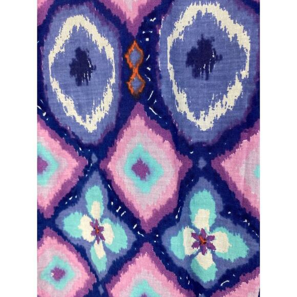 BIBA Women's 4 Blue Purple Sequin Crochet Lace Boho Sheath Dress - Picture 8 of 8